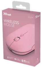 Trust Puck bežični miš, ružičasti