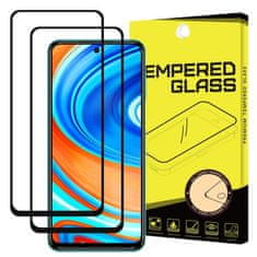 MG Full Glue Super Tough 2x zaštitno staklo za Xiaomi Redmi Note 9 Pro / Redmi Note 9S, crno