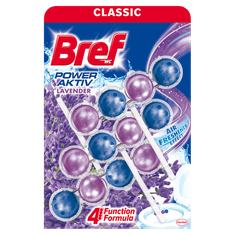 Bref Wc miris Power Aktiv Lavender 3x 50g