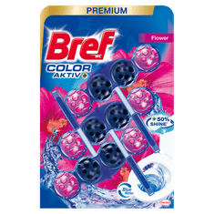 sredstvo za čišćenje wc-a Blue Aktiv Fresh Flower 3 x 50 g