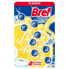 Bref Wc miris Power Aktiv Quattro Lemon 4x 50g
