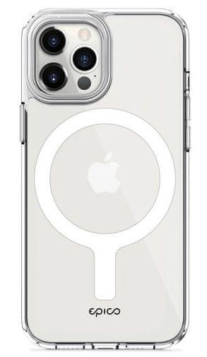 EPICO maska Hero Magnetic - MagSafe Compatible Case iPhone 12/12 Pro, prozirna 50010101000012