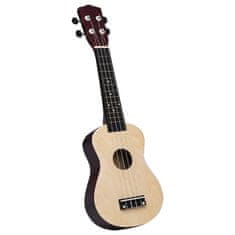 Vidaxl Set ukulelea Soprano s futrolom za djecu Natural 23
