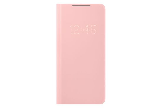 Samsung Galaxy S21 Plus LED View Cover Pink maskica, preklopna, ružičasta