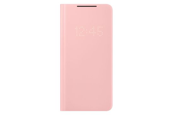 Samsung Galaxy S21 Plus LED View Cover Pink maskica, preklopna, ružičasta