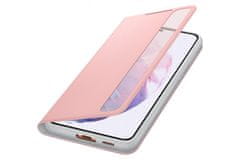 Samsung Galaxy S21 Plus Clear View Cover Pink maska, preklopna, roza