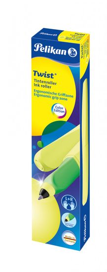 Pelikan Roler Twist naliv pero (2), neon žuto, u kutiji