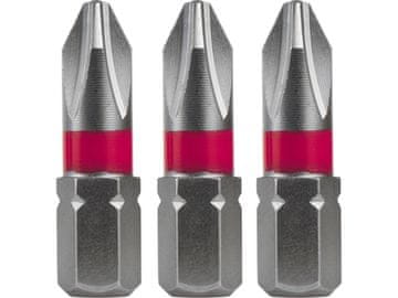 KITO Križni vrh 4741201 set od 3 križna svrdla, PH 1x25mm, S2, FORTUM- , set od 3 križna svrdla, PH 1x25mm, S2, FORTUM- , S2