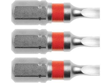 Plosnati vrh 4741103 set ravnih vrhova 3 komada, 3x25mm, S2, FORTUM- , set ravnih vrhova 3 komada, 3x25mm, S2, FORTUM- , S2