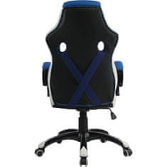 Bytezone Racer Pro gamerska stolica, crna, siva, plava