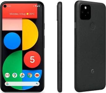 moderan mobitel dodirni pametni telefon google pixel 5 5g bluetooth 5.0 wifi dvostruka kamera 12,2 16 mpx prednja selfi kamera 8 mpx čitač otiska prsta 1 sim kartica 128 gb interne memorije 8 gb ram snapdragon procesor brze i visoke performanse