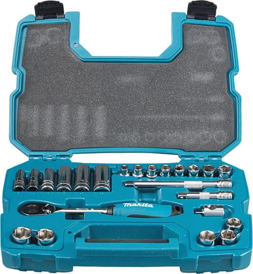 Makita 23-dijelni set raglje i nasadnih ključeva B-65573