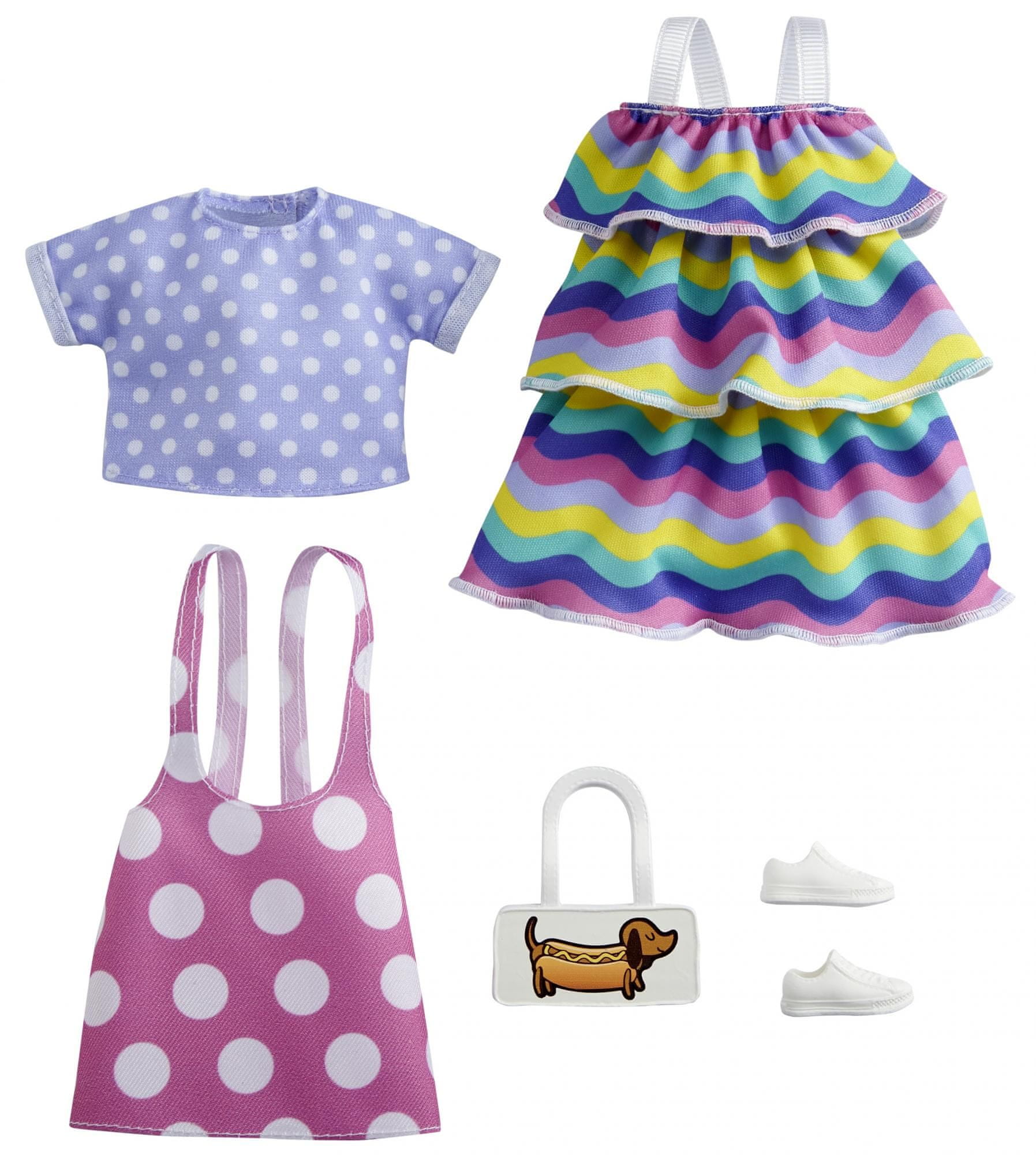 Аутфиты барби набор. Набор одежды маттель barbie fashion pack 2022. Одежда для барби маттел. Одежда для кукол барби. Одежда для барби.