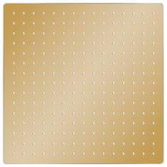 Vidaxl Glava za tuš od nehrđajućeg čelika 40 x 40 cm četvrtasta zlatna