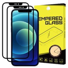 MG Full Glue Super Tough 2x zaštitno staklo za iPhone 11 / XR, crno