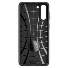 Spigen Liquid Air silikonska maska za Samsung Galaxy S21, crno