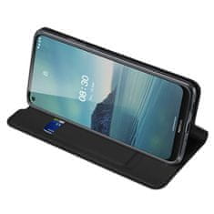 Dux Ducis Skin Pro preklopna kožna maska za Nokia 3.4, crno