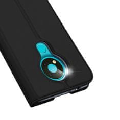 Dux Ducis Skin Pro preklopna kožna maska za Nokia 3.4, crno