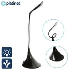 Platinet PDL04 LED stolna svjetiljka, dodirna, fleksibilna, crna