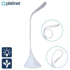Platinet PDL04 LED stolna svjetiljka, dodirna, fleksibilna, bijela