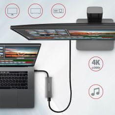 AXAGON razdjelnik USB-C na HDMI + 2x USB-A + 2x USB-C
