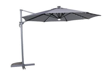 MAKERS suncobran Malaga, 3 m, bočni, siva