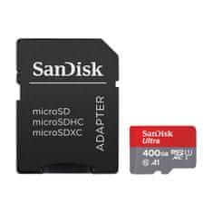SanDisk Ultra microSDXC memorijska kartica, 400 GB + SD adapter