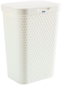 Rotho Hamper Country 55 l A košara za rublje, bijela
