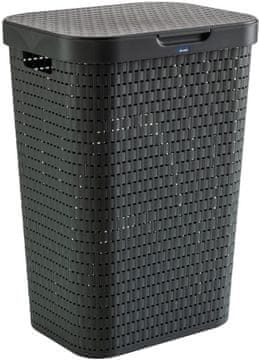 Rotho Hamper Country 55 l B košara za rublje, siva