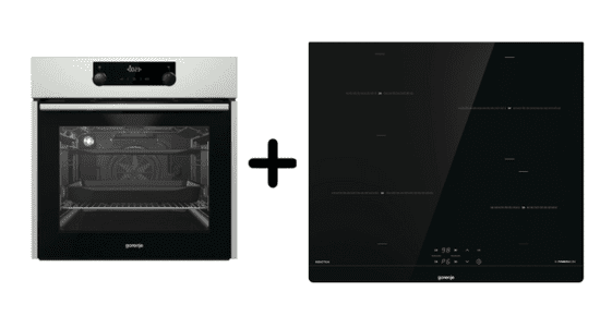 Gorenje Duo MIX set, ugradbena pećnica BO737E24X + indukcijska ploča za kuhanje IT640BSC