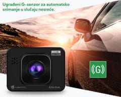 R250 Dual automobilska kamera + stražnja kamera, Full HD