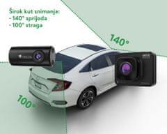 Navitel R250 Dual automobilska kamera + stražnja kamera, Full HD