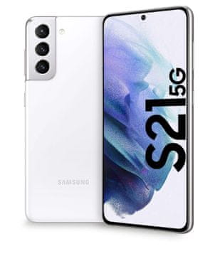 Samsung Galaxy S21 5G mobilni telefon, 8GB/128GB, fantomski bijela