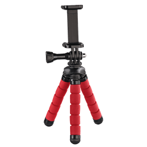   Hama Flex mini stalak za fotografije za pametni telefon/GoPro, 14 cm, crveni