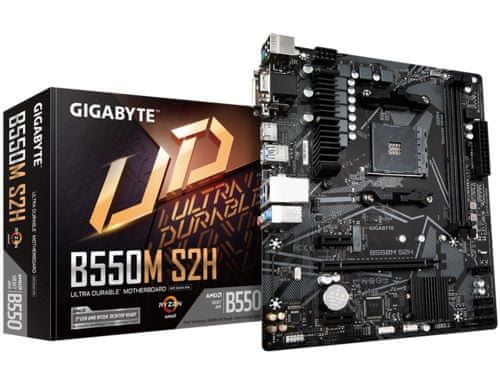 Gigabyte B550M S2H matična ploča, AM4, DDR4, PCIe 4.0, mATX