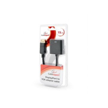 CABLEXPERT Adapter DisplayPort na VGA, crni, blister