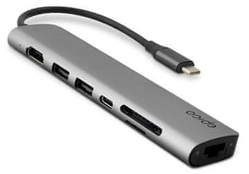EPICO Type-C Hub Multimedia 3, sivi (8596049151961)