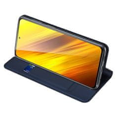Dux Ducis Skin Pro preklopna kožna maska za Xiaomi Poco M3 / Redmi 9T, plava