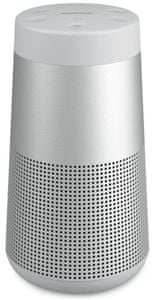 Bluetooth zvučnik bose SoundLink revolve i izvrstan surround zvuk, uglađen jednostruki dizajn hands-free mikrofona, glasovno upravljanje podržava male veličine vodootporne na prašinu u trajanju 13 sati punjenja ugrađene kontrole