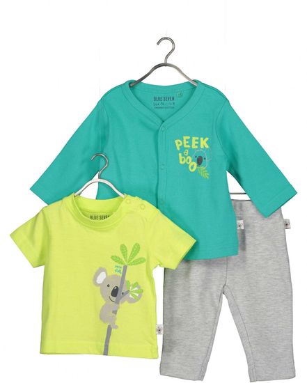 Blue Seven set za djevojčice majica, hlače i jakna 422137 X