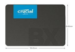 Crucial BX500 SSD disk, 1 TB, 6.35 cm (2.5), SATA3, 3D TLC