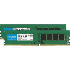 Crucial memorija, 32 GB Kit (2 x 16GB) DDR4-3200 UDIMM, PC4-25600 CL22, 1.2 V