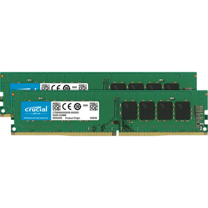 Crucial memorija, 32 GB Kit (2 x 16GB) DDR4-3200 UDIMM, PC4-25600 CL22, 1.2V
