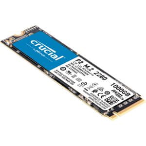 Crucial SSD disk, P2, 1000 GB, 3D NAND NVMe PCIe M.2