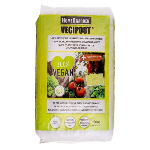 HomeOgarden VegiPost organsko gnojivo, 10 kg
