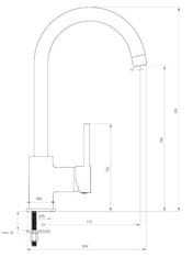 Deante Andante ZQNA G113 kuhinjski komplet, sudoper + armatura