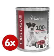 Starvita konzerva ekskluzivnog goveđeg mesa, 6x820 g