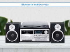 Trevi TT-1072 gramofonski stereo sustav, DAB / DAB +, Bluetooth, crni