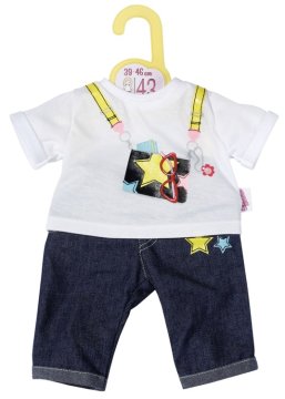 Zapf Creation Dolly Modna jeans odjeća, 43 cm