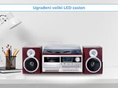 TT-1072 gramofonski stereo sustav, DAB / DAB +, Bluetooth, smeđi